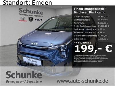 Neu Kia Picanto Vision 68 PS (50 kW) 2025 Eu3) smoke blue (blau Kleinwagen