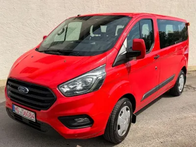 Gebraucht Ford Transit Custom Trend 105 PS (77 kW) 2018 Rot Van / Kleinbus