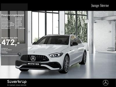 Gebraucht Mercedes C43 AMG AMG 408 PS (300 kW) 2024 Weiß manufaktur lack manufaktur opalithw Limousine
