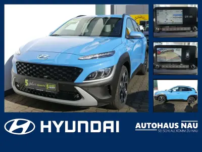 Gebraucht Hyundai Kona Pure 120 PS (88 kW) 2021 Surfy blue / met SUV