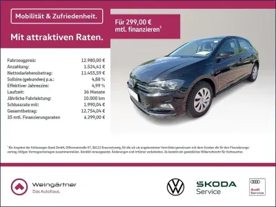 Brugt VW Polo Comfortline 95 HK (69 kW) 2019 Sort Hatchback