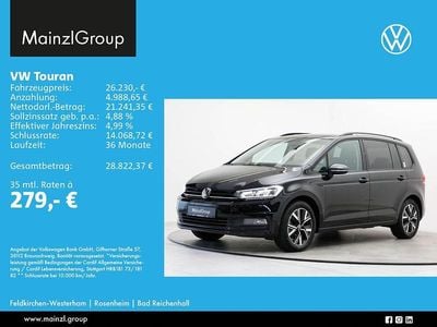 Gebraucht VW Touran Highline 150 PS (110 kW) 2022 Deep black perleffekt Van / Kleinbus
