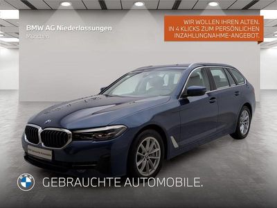 Gebraucht BMW 530 Sport Line 286 PS (210 kW) 2022 Blau Kombi