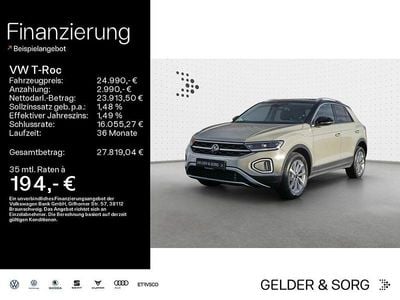 Second-hand VW T-Roc Style 116 CP (85 kW) 2023 Gri SUV