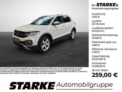 Gebraucht VW T-Cross Style 110 PS (80 kW) 2022 Weiß SUV