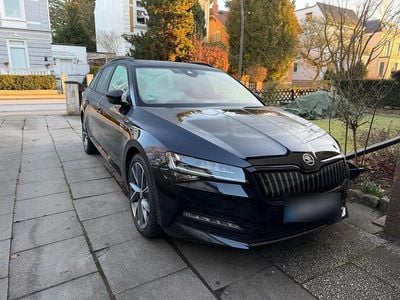 Gebraucht Skoda Superb SportLine 218 PS (160 kW) 2021 Schwarz Kombi