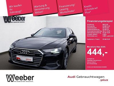 Mythosschwarz (metallic) Gebraucht 2022 Audi A6 Sport Kombi | 33.490 € (Fairer Preis)