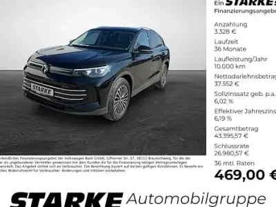 Neu VW Tiguan Elegance 150 PS (110 kW) 2026 Schwarz (grenadillschwarz metallic) SUV
