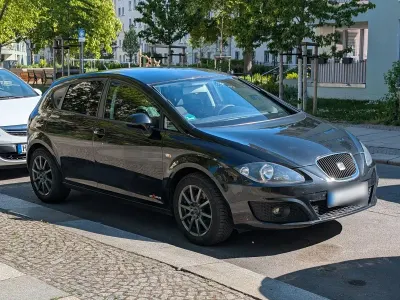 Brugt Seat Leon Reference 105 HK (77 kW) 2012 Sort Sedan