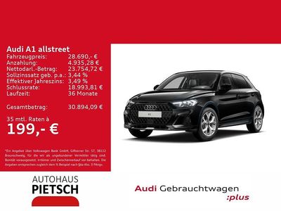 Mythosschwarz metallic Gebraucht 2025 Audi A1 Sport Limousine | 28.690 € (Etwas zu teuer)