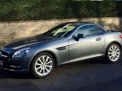 Usata Mercedes SLK350 306 CV (225 kW) 2015 Grigio Cabrio