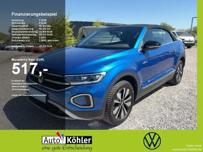 Gebraucht VW T-Roc Cabriolet Goal 116 PS (85 kW) 2025 Ravennablau metallic Cabrio