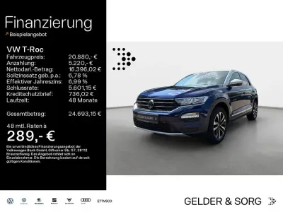 Gebraucht VW T-Roc Style 150 PS (110 kW) 2020 Blau SUV