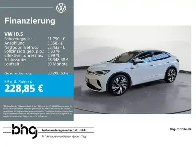Gebraucht VW ID.5 GTX 219 kW (299 PS) 2022 Weiß SUV
