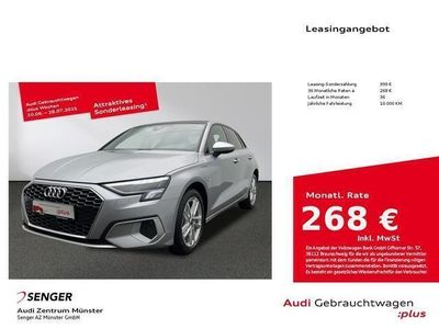 Silber Gebraucht 2024 Audi A3 Sportback e-tron Advanced Kleinwagen | 36.480 € (Teuer)