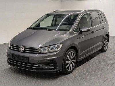 Gebraucht VW Touran Highline 179 PS (131 kW) 2018 Grau (indiumgrau met.) Van / Kleinbus
