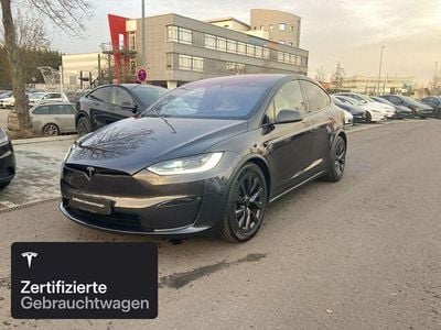 Grau Gebraucht 2024 Tesla Model X Long Range AWD SUV | 95.100 € (Fairer Preis)