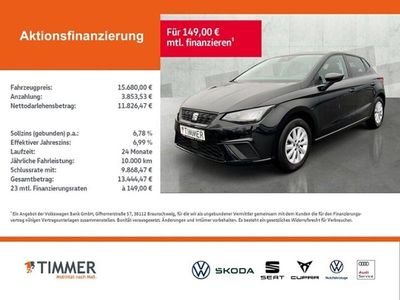 Gebraucht Seat Ibiza Style 95 PS (69 kW) 2023 Schwarz Limousine