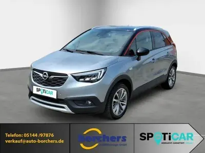 Gebraucht Opel Crossland X Ultimate 131 PS (96 kW) 2020 Quarz silber met./dach diamant SUV
