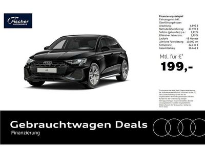 Gebraucht Audi A3 S-Line 150 PS (110 kW) 2025 Mythosschwarz metallic Limousine