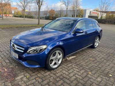 Usata Mercedes C350e 211 CV (155 kW) 2015 Blu Berlina