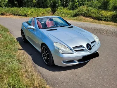 Gebraucht Mercedes SLK350 272 PS (200 kW) 2004 Silber Cabrio