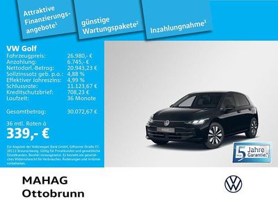 Gebraucht VW Golf VIII Goal 116 PS (85 kW) 2025 Schwarz Limousine