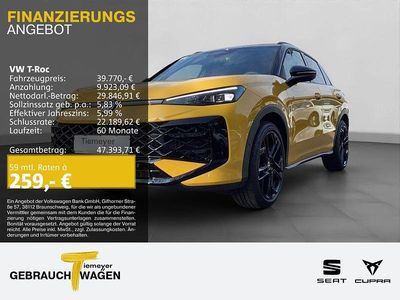 Neu VW T-Roc R-line 150 PS (110 kW) 2026 Gelb SUV
