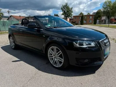 Gebraucht Audi A3 Cabriolet S-Line 160 PS (117 kW) 2010 Schwarz Cabrio