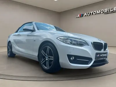 Brugt BMW 218 M Sport 150 HK (110 kW) 2016 Hvid Cabriolet
