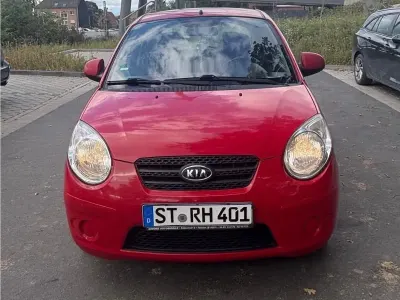 Brugt Kia Picanto 65 HK (47 kW) 2009 Rød Hatchback
