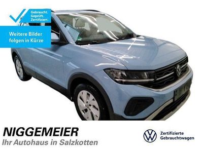 Gebraucht VW T-Cross Life 116 PS (85 kW) 2025 Clear blue metallic (metallic) SUV