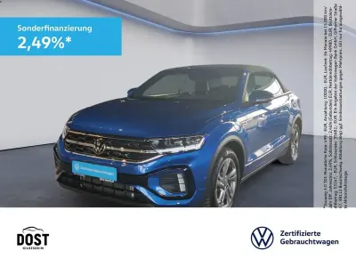 Brugt VW T-Roc Cabriolet R-line 150 HK (110 kW) 2025 Blå Cabriolet