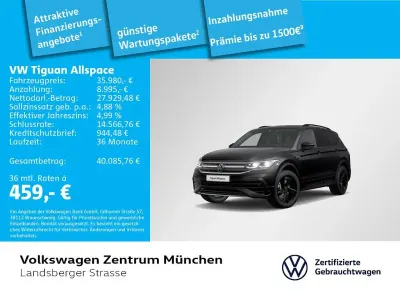 Brugt VW Tiguan Allspace R-line 190 HK (139 kW) 2023 Sort SUV