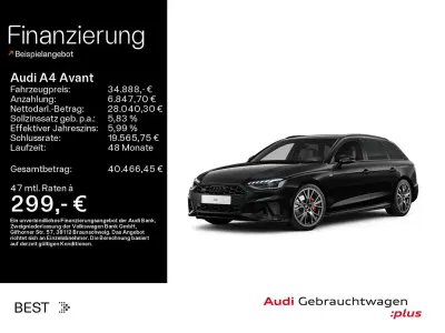 Używany Audi A4 S-Line 204 KM (150 kW) 2024 Czarny Kombi