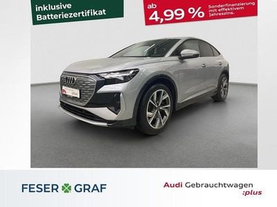 Gebraucht Audi Q4 Sportback e-tron Ambiente 125 kW (170 PS) 2022 Florettsilber metallic SUV
