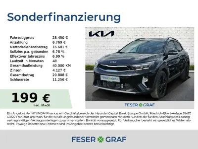Gebraucht Kia Stonic Spirit 101 PS (74 kW) 2025 Auroraschwarz SUV