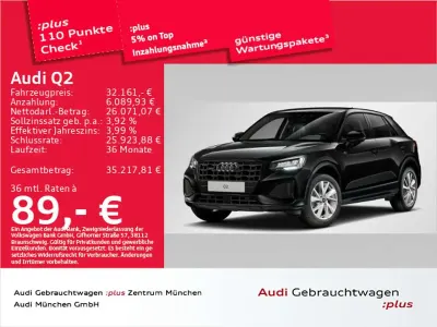 Gebraucht Audi Q2 Advanced 190 PS (139 kW) 2025 Mythosschwarz metallic SUV