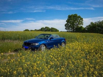 Usata BMW 123 Cabriolet Performance 204 CV (150 kW) 2011 Blu Cabrio