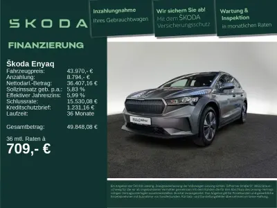 Gebraucht Skoda Enyaq iV Loft 210 kW (286 PS) 2025 Grau SUV