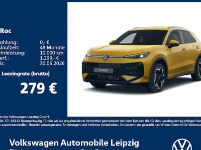 Ny VW T-Roc R-line 150 HK (110 kW) 2025 Gul SUV