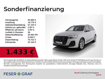 Gebraucht Audi Q7 S-Line 286 PS (210 kW) 2025 Gletscherweiß metallic SUV