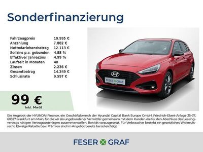 Usata Hyundai i30 Advantage 116 CV (85 kW) 2025 Rosso Berlina