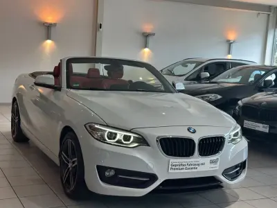 Gebraucht BMW 218 Sport Line 150 PS (110 kW) 2017 Weiß Cabrio