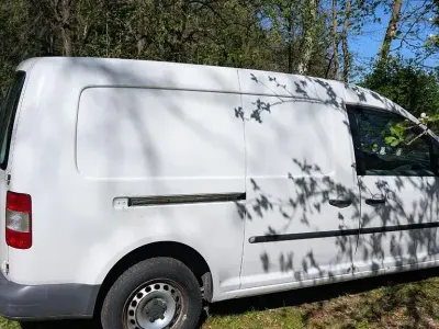 Gebraucht VW Caddy Maxi 102 PS (75 kW) 2008 Weiß Van / Kleinbus