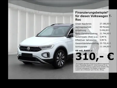 Gebraucht VW T-Roc Goal 150 PS (110 kW) 2025 Weiß SUV