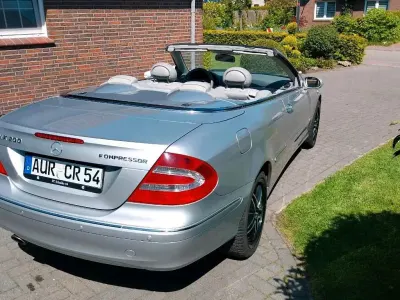 Używany Mercedes CLK200 163 KM (119 kW) 2004 Srebrny Kabriolet