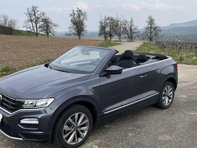Gebraucht VW T-Roc Cabriolet Style 110 PS (80 kW) 2021 Grau Cabrio