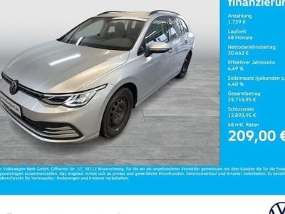 Second-hand VW Golf VIII Life 150 CP (110 kW) 2022 Argintiu Break