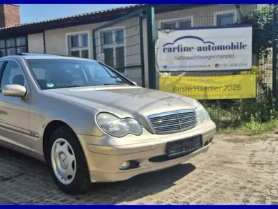 Gebraucht Mercedes C200 163 PS (119 kW) 2003 Travertinbeige Limousine